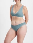 Jockey Woman Parisienne Delicate Bikini Brief, Blue Heeler, 8-22 product photo View 02 S