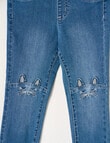 Mac & Ellie Cat Jegging, Mid Blue product photo View 03 S