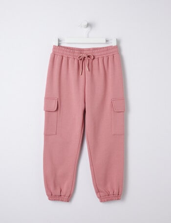 Mac & Ellie Cargo Trackpant, Ballerina Pink product photo