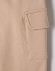 Mac & Ellie Cargo Trackpant, Tan product photo View 02 S