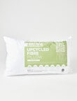 ecoSleep Recycled Polyester Fill Pillow, Firm product photo