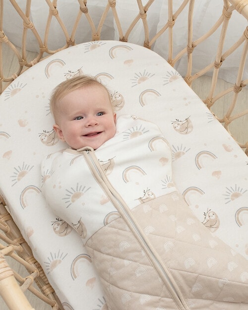 Smart Sleep Sloth Swaddle, 2.5 Tog, 0-3m product photo View 02 L