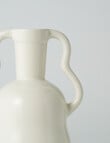 M&Co Lola Vase, 25.5cm, Chalk product photo View 03 S