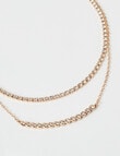 Harlow Double Layer Sparkle Necklace, Gold product photo View 02 S