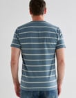 Chisel Stripes Ultimate Crew Tee, Light Green product photo View 02 S