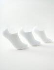 Mazzoni No Show Socks, 3-Pack, White product photo