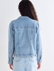 Denim Republic Denim Jacket, Light Blue product photo View 02 S