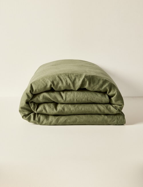 Domani Toscana Duvet Cover, Olive product photo View 04 L