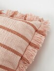 M&Co Francisco Oversized Cushion, Peach product photo View 02 S