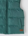Mac & Ellie Puffer Vest, Green product photo View 03 S