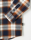 Mac & Ellie Flannel Check Shirt, Tumeric product photo View 02 S