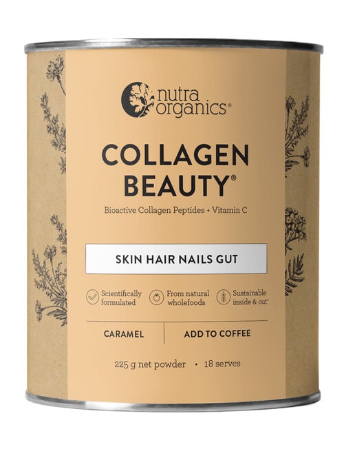 Nutra Organics Collagen Beauty Caramel, 225g product photo