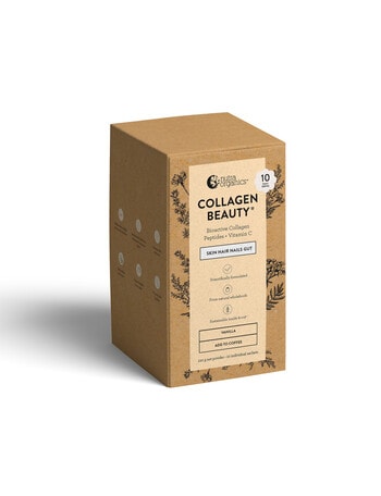 Nutra Organics Collagen Beauty Vanilla Sachet Box, 10 x 12g product photo