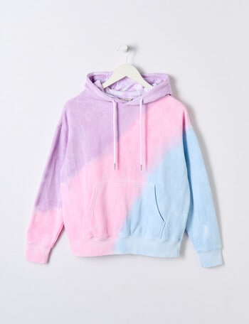 Switch Dip Dye Oversized Hoodie, Candy Mix, 8-16 product photo