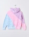 Switch Dip Dye Oversized Hoodie, Candy Mix, 8-16 product photo View 02 S