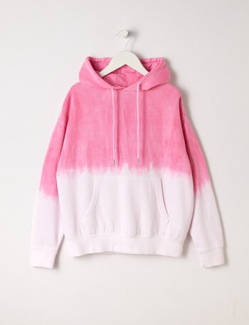 Switch Oversized Pull On Hoodie , Bubblegum product photo