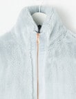 Switch Faux Fur Jacket, Dusty Blue product photo View 03 S