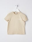 Switch NYC Short Sleeve Crop Rib T-Shirt, Natural product photo