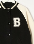 Switch Brooklyn Bomber Jacket, Black product photo View 02 S