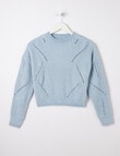 Switch Chenille Jumper, Baby Blue product photo