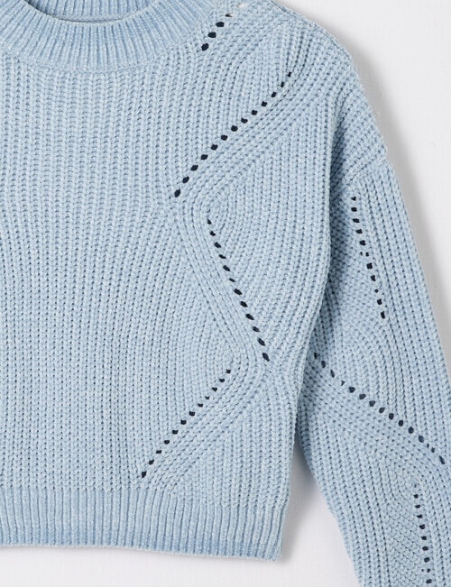 Switch Chenille Jumper, Baby Blue product photo View 02 L