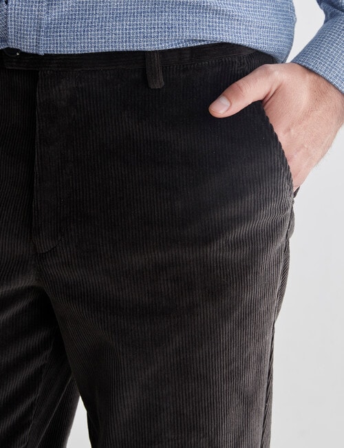 Chisel Cord Pants, Charcoal product photo View 04 L