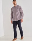 Line 7 Brody Long Sleeve Shirt, Navy & Red product photo View 03 S