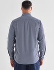 Line 7 Jimmy Long Sleeve Shirt, Navy product photo View 02 S
