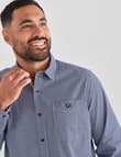 Line 7 Jimmy Long Sleeve Shirt, Navy product photo View 04 S
