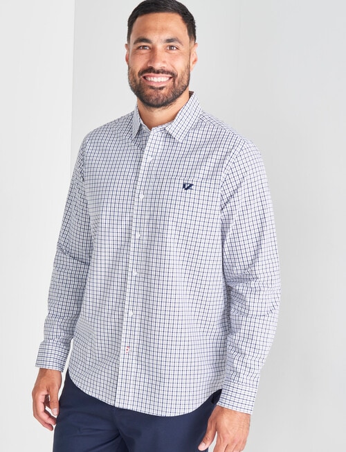Line 7 Roger Long Sleeve Shirt, Grey product photo View 07 L