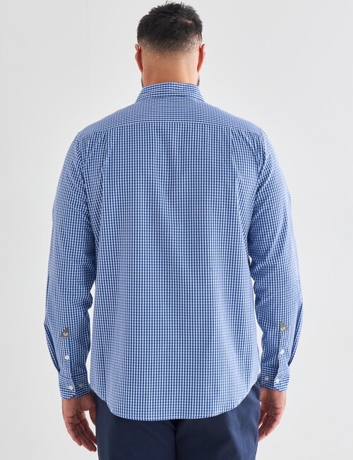 Line 7 Wade Long Sleeve Shirt, Blue product photo View 02 L