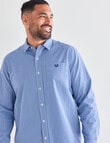 Line 7 Wade Long Sleeve Shirt, Blue product photo View 05 S