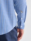 Line 7 Wade Long Sleeve Shirt, Blue product photo View 06 S