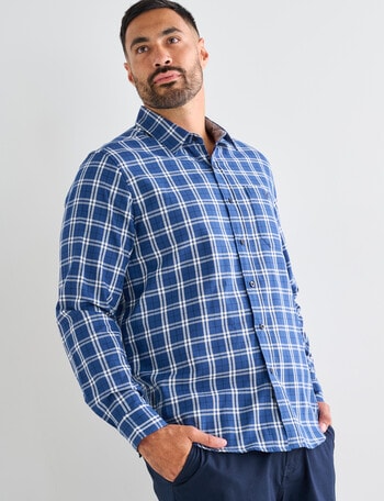 Line 7 Nico Long Sleeve Shirt, Blue product photo