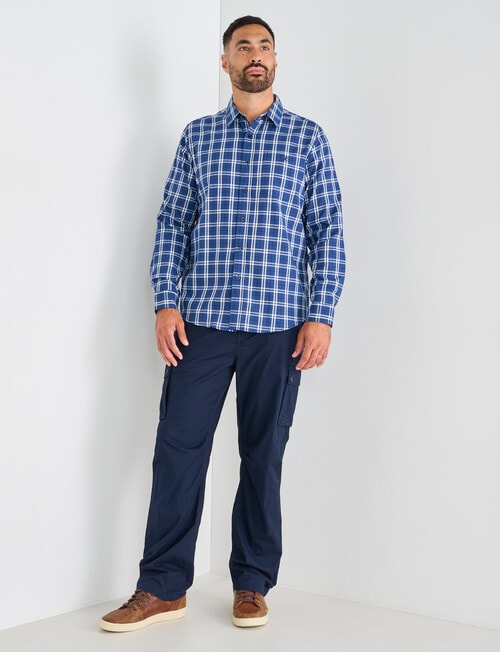 Line 7 Nico Long Sleeve Shirt, Blue product photo View 03 L