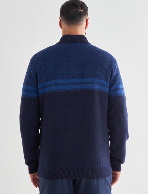 Line 7 Franco 1/4 Zip Jumper, Navy product photo View 02 L