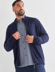 Line 7 Russel Full Zip Jumper, Navy product photo