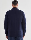 Line 7 Russel Full Zip Jumper, Navy product photo View 02 S
