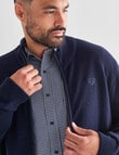 Line 7 Russel Full Zip Jumper, Navy product photo View 04 S