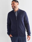 Line 7 Russel Full Zip Jumper, Navy product photo View 05 S