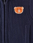 Teeny Weeny Knit Vest, Navy product photo View 03 S