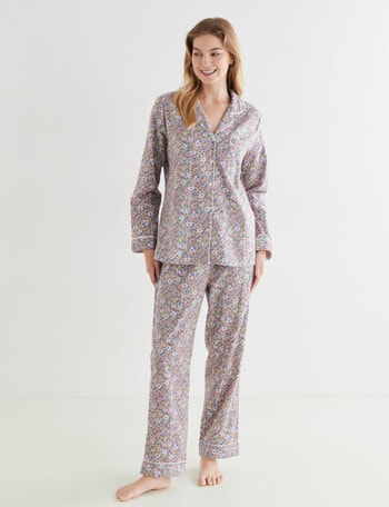 Whistle Sleep Flannel Pyjama Set, Ditsy Garden product photo