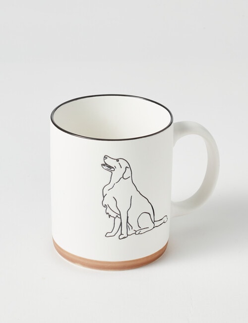 Cinemon Creature Mug, Dog, 340ml, White product photo View 02 L