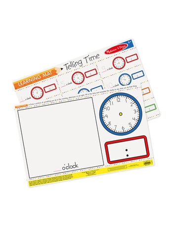 Puzzles Telling Time Learning Mat product photo
