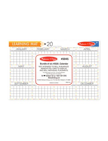 Puzzles Calendar Learning Mat product photo