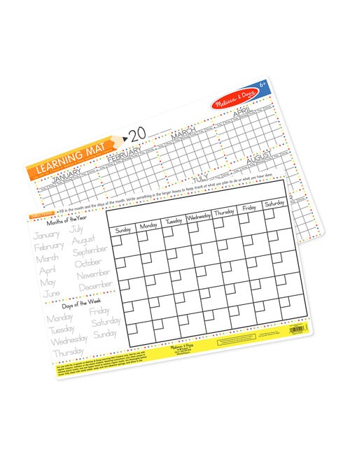Puzzles Calendar Learning Mat product photo View 02 L
