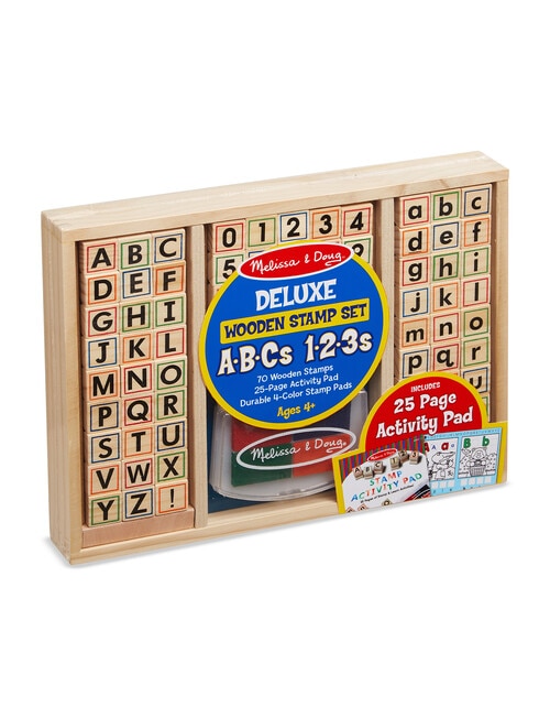 Puzzles Alphabet Wooden Stamp Set product photo View 02 L
