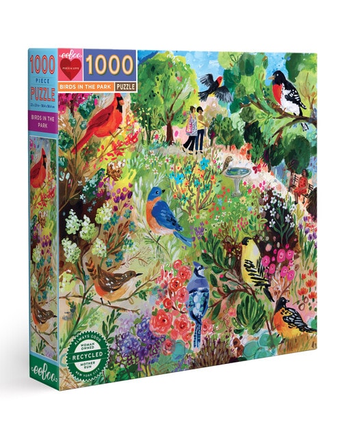 Puzzles eeBOO Birds In The Park 1000-piece Jigsaw Puzzle product photo