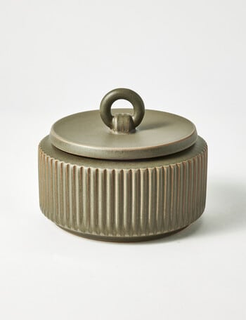 M&Co Somis Jar, Olive product photo