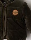 Teeny Weeny Puffer Jacket, Khaki product photo View 03 S